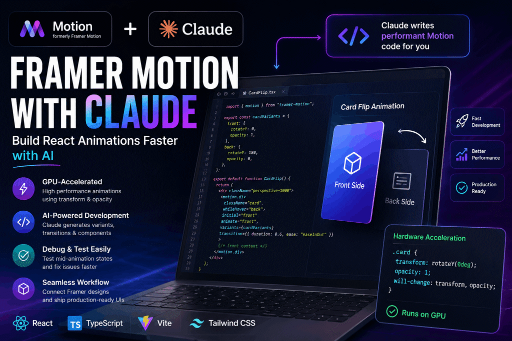 Framer Motion Claude: How to Build Smooth React Animations from Scratch