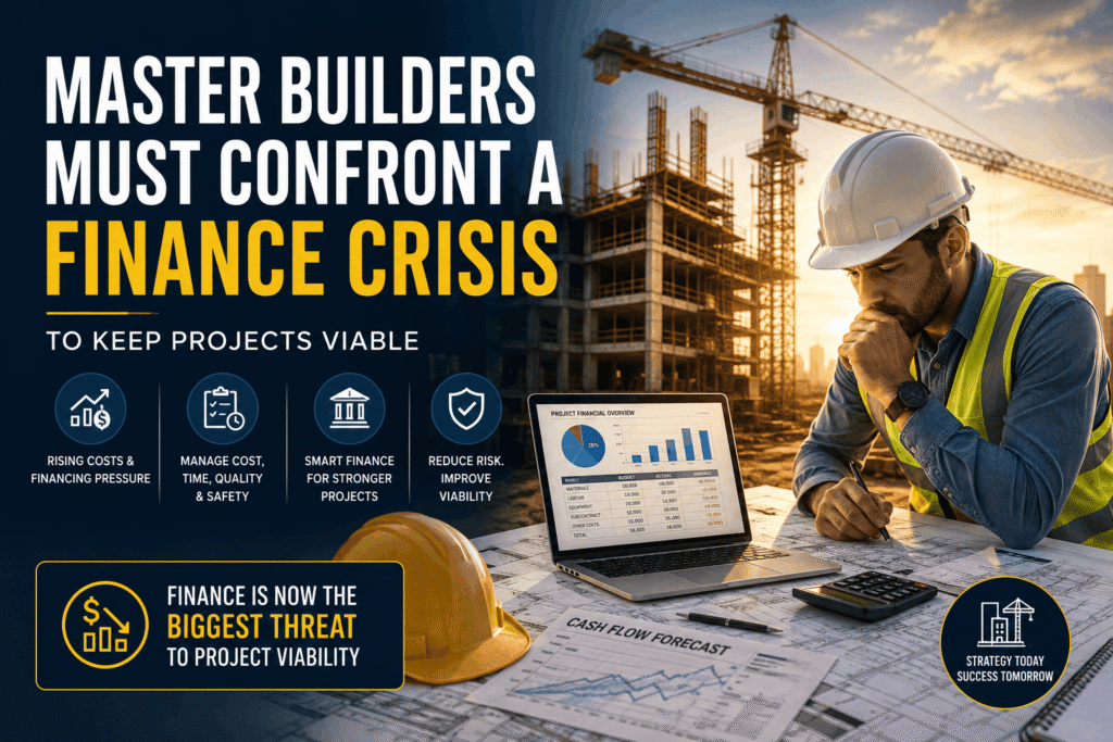 Master Builders Must Confront a Finance Crisis to Keep Projects Viable