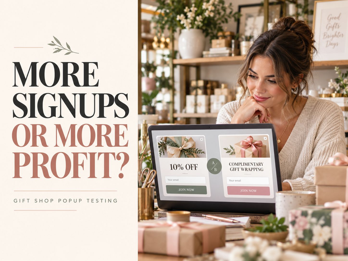 Gift Shop Email Capture Popup First Order Discount Strategy: What to Offer, When to Show It, and How to Make It Pay