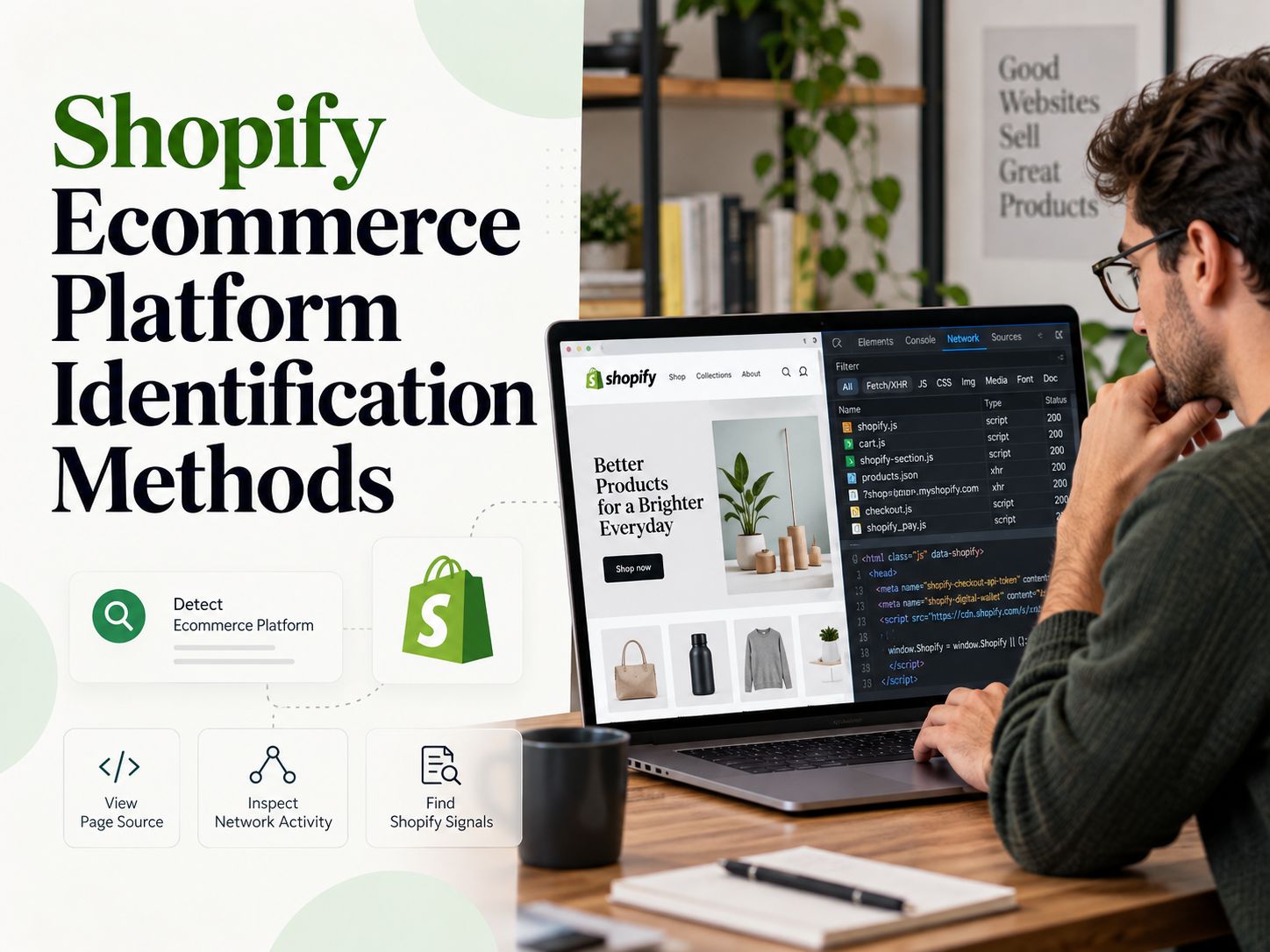 Shopify Ecommerce Platform Identification Methods: How to Tell if a Website Uses Shopify